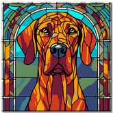 Painting by numbers dog mosaic